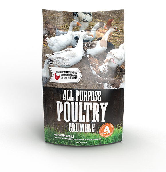 Rancher's Choice 28% All Purpose Poultry Crumble (40 LB)